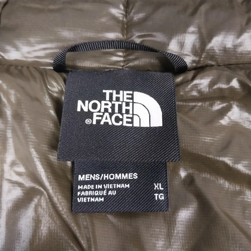 The North Face Puffer Jacket Mens XL Camouflage ThermoBall Eco Hoodie Insulated
